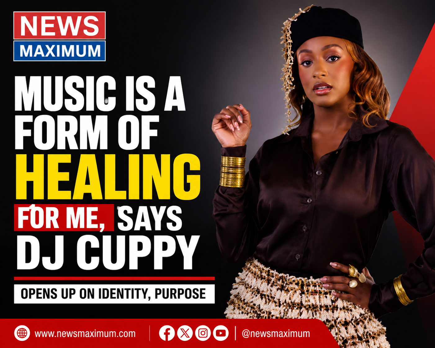 Music has always been my healing -DJ Cuppy