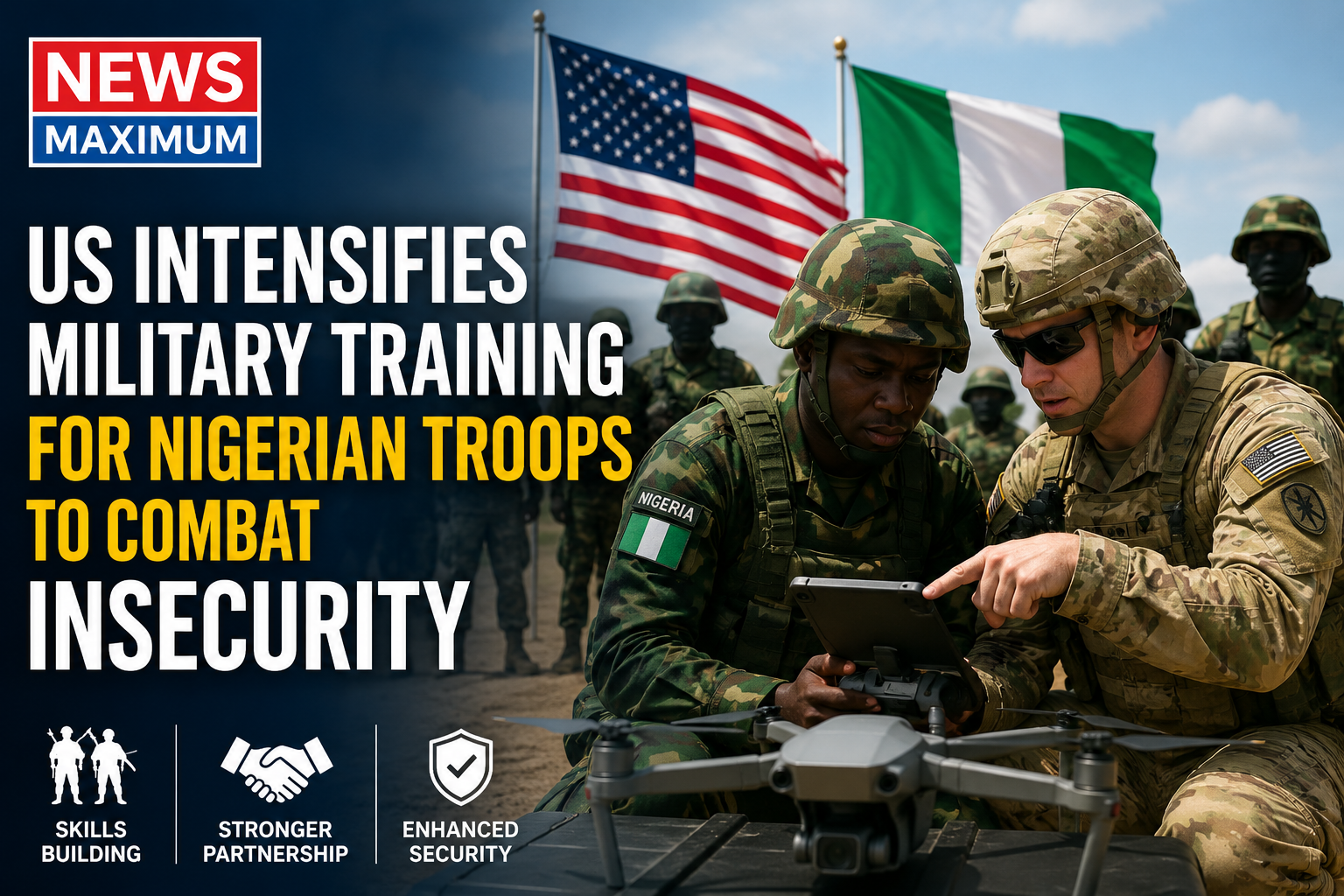 US Intensifies military training for Nigerian troops to combat insecurity
