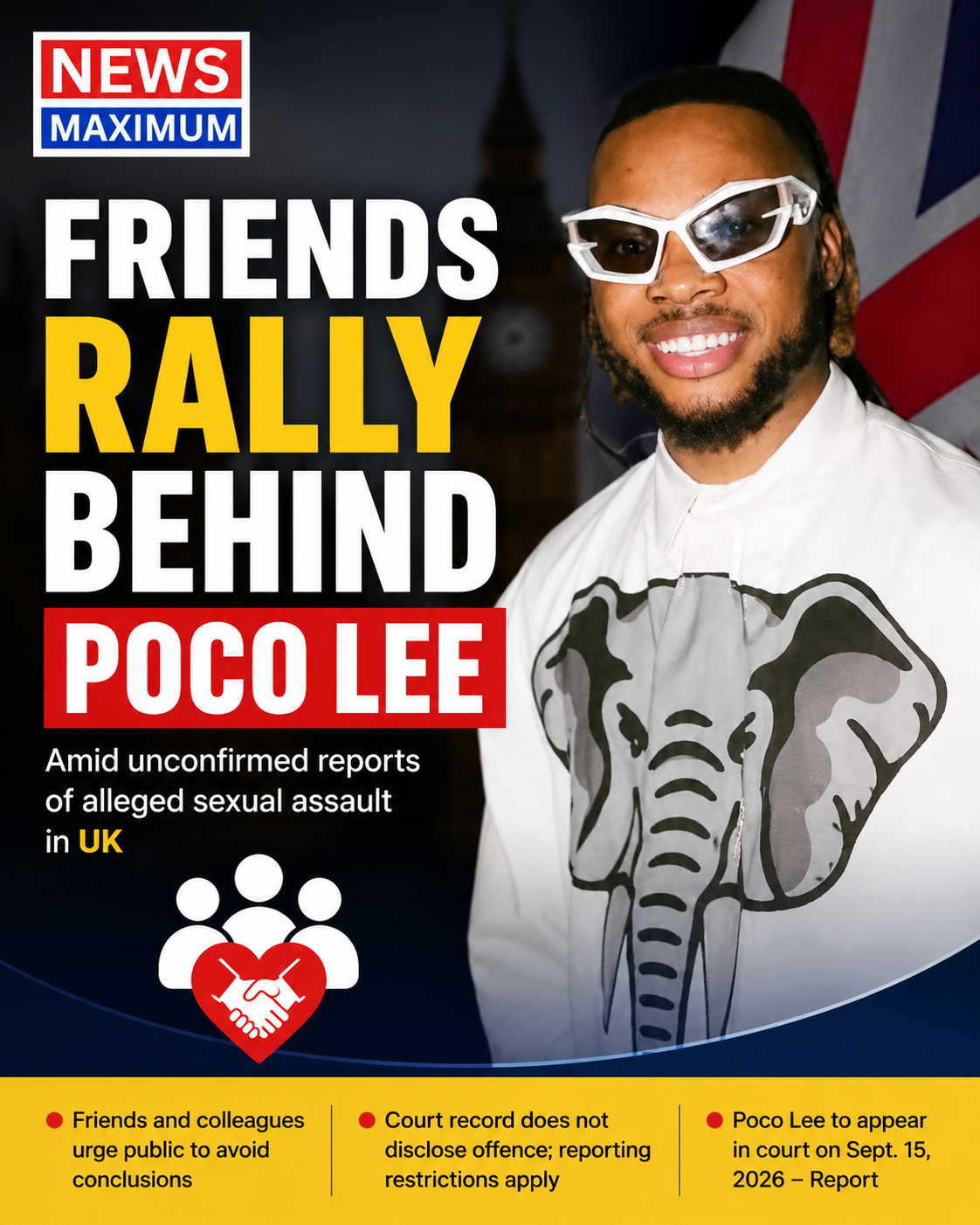 UPDATE: Friends Rally Behind Poco Lee Amid Unconfirmed Reports of Alleged Assault in UK