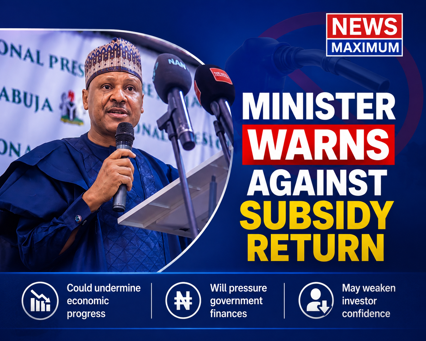 minister warns against subsidy return