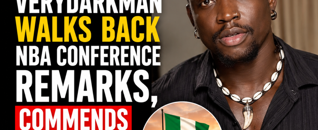 VERYDARKMAN WALKS BACK NBA CONFERENCE REMARKS, COMMENDS FALLEN SECURITY PERSONNEL