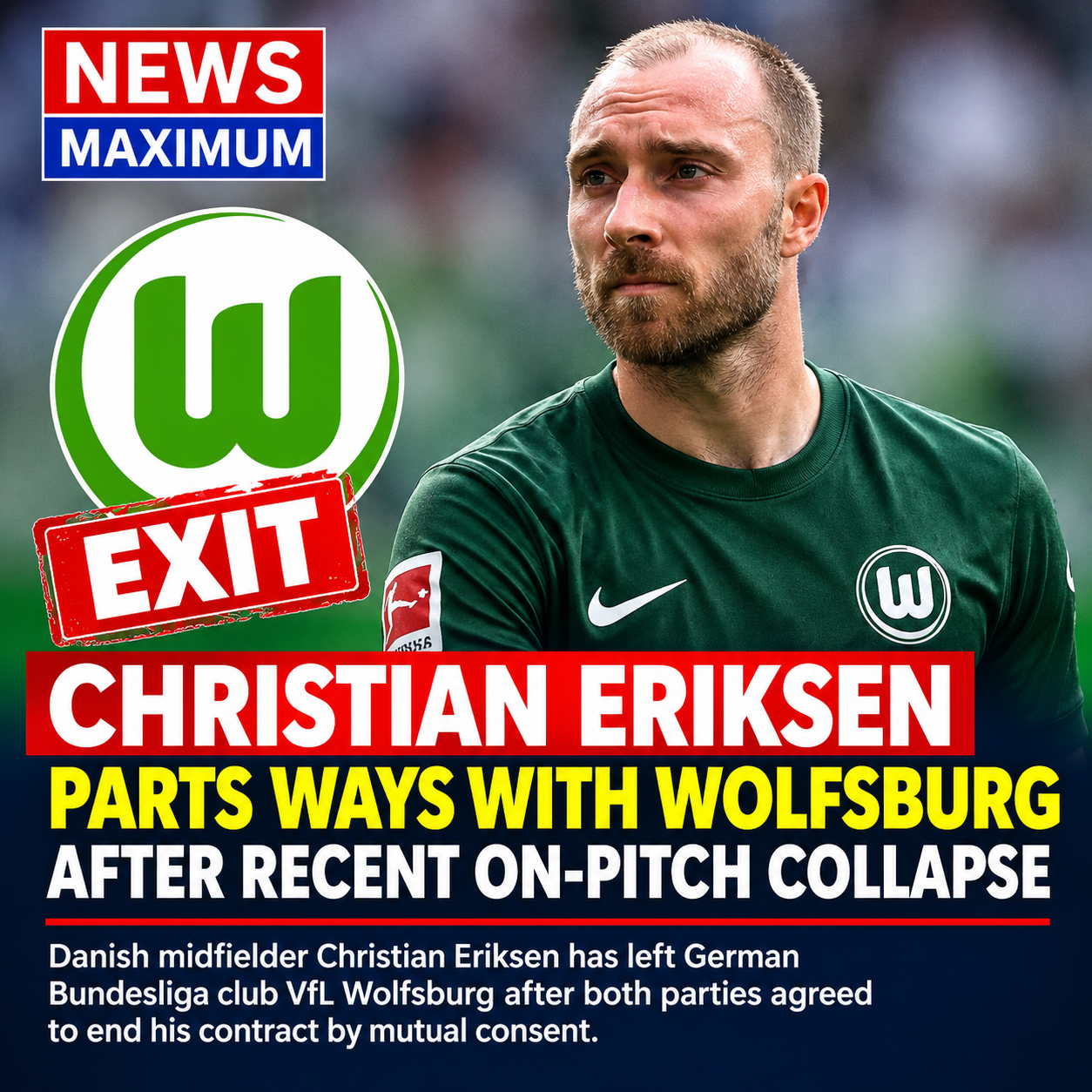 Christen Erickson parts ways with Wolfsburg after recent on-peach collapse