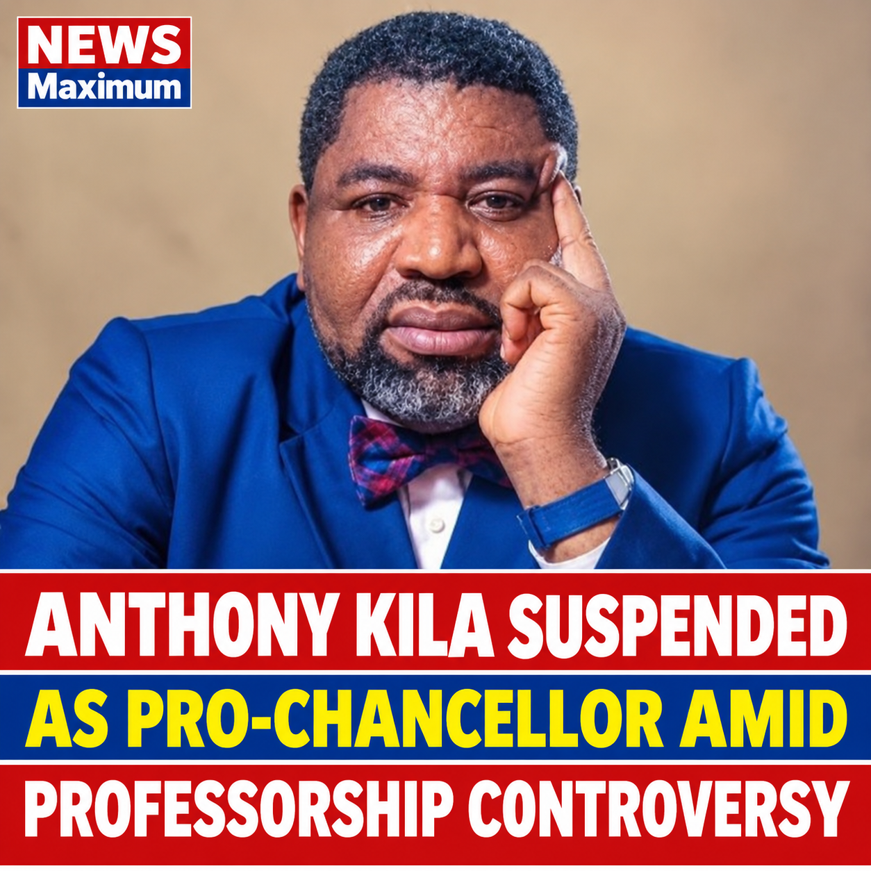 Anthony Kila Suspended as Pro-Chancellor Amid Professorship Controversy