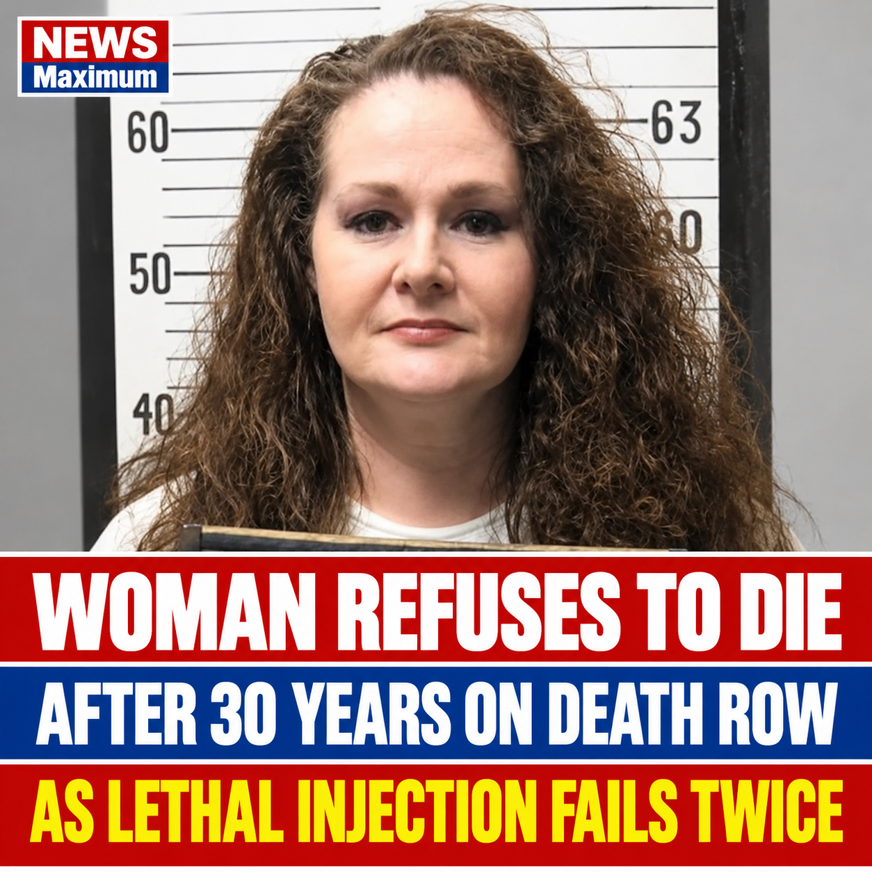 Woman Refuses to Die After 30 Years on Death Row as Lethal Injection Fails Twice
